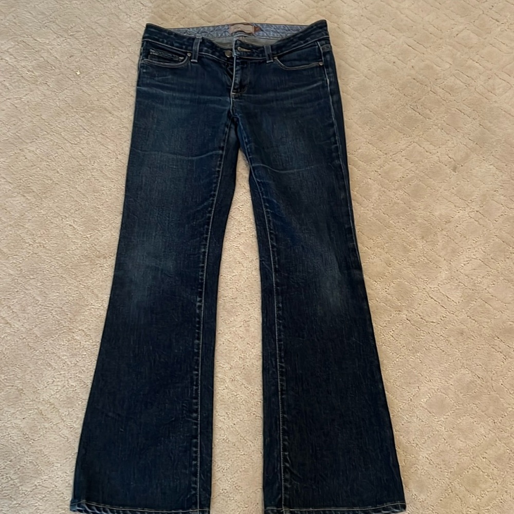 Paige boot cut low rise jeans